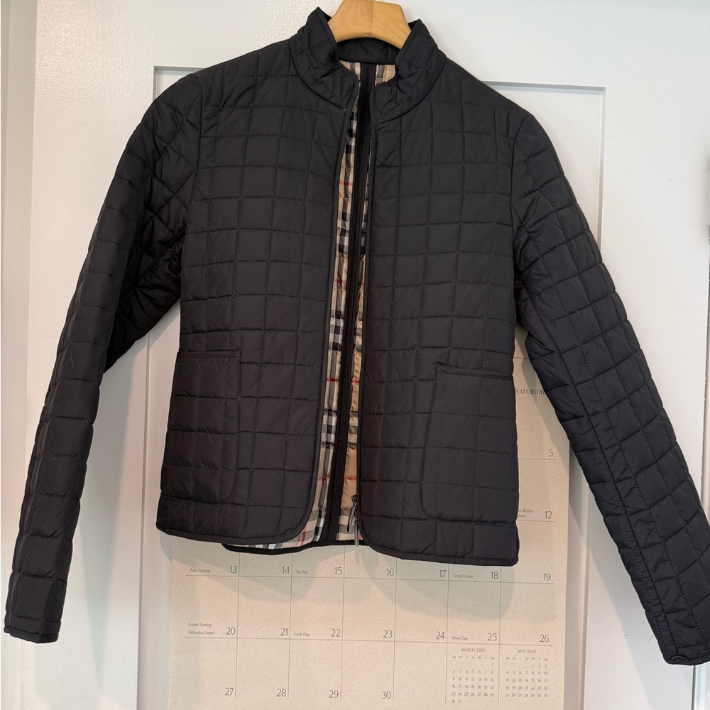 Burberry Black Quilted Jacket